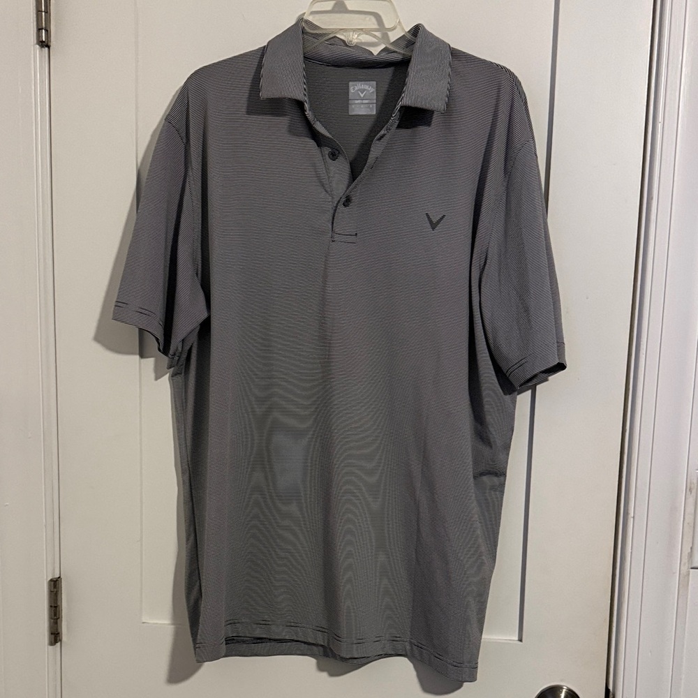 Callaway Men's Charcoal Gray Golf Polo